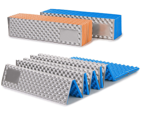 Aluminiumfolie XPE Schaum Outdoor Camping Klappmatte Leichtgewicht Isolierung und Feuchtigkeitsdichtheit