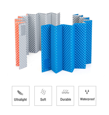 Schnelle Lieferung Custom Logo Portable Flexible Foam Wasserdichtes, langlebiges Schlafkissen mit Aluminiumbeschichtung Campingmatten
