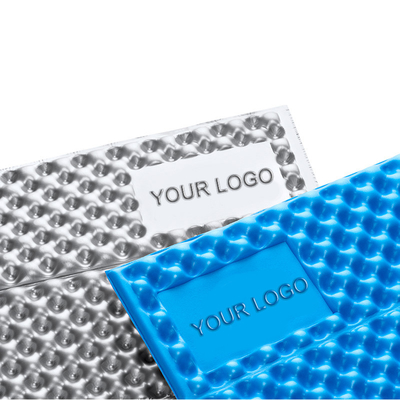 Schnelle Lieferung Custom Logo Portable Flexible Foam Wasserdichtes, langlebiges Schlafkissen mit Aluminiumbeschichtung Campingmatten