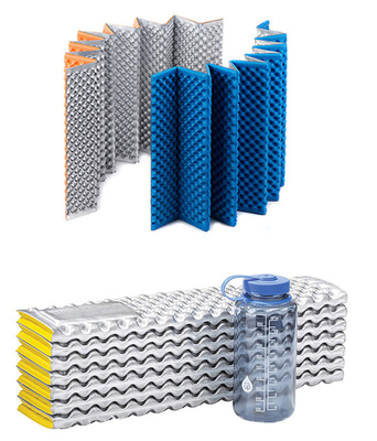 Schnelle Lieferung Custom Logo Portable Flexible Foam Wasserdichtes, langlebiges Schlafkissen mit Aluminiumbeschichtung Campingmatten