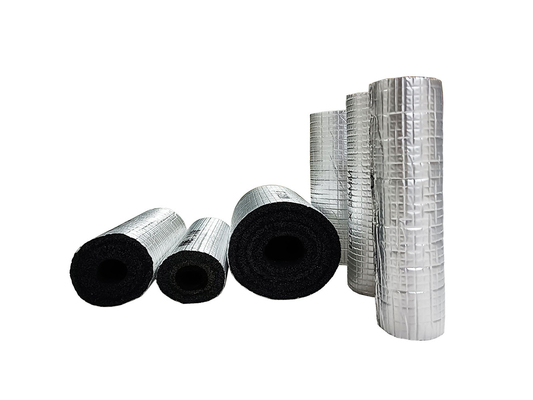 HVAC-Kanal Isolationsrolle Polyethylen Kreuz verbunden Schaum XLPE Rollen mit Aluminiumfolie und Kleber
