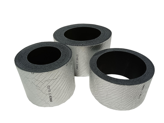 HVAC-Kanal Isolationsrolle Polyethylen Kreuz verbunden Schaum XLPE Rollen mit Aluminiumfolie und Kleber