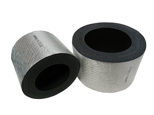 HVAC-Kanal Isolationsrolle Polyethylen Kreuz verbunden Schaum XLPE Rollen mit Aluminiumfolie und Kleber