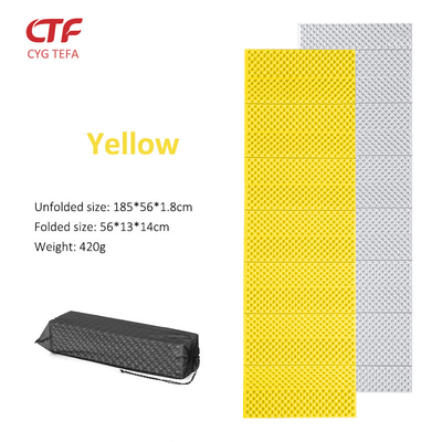 Komfortabel überall bleiben Leichtgewicht und langlebig Aluminiumfolie XPE IXPE Schaumstoff Schlafmatte Camping Pad