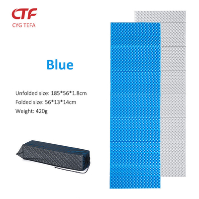 Komfortabel überall bleiben Leichtgewicht und langlebig Aluminiumfolie XPE IXPE Schaumstoff Schlafmatte Camping Pad