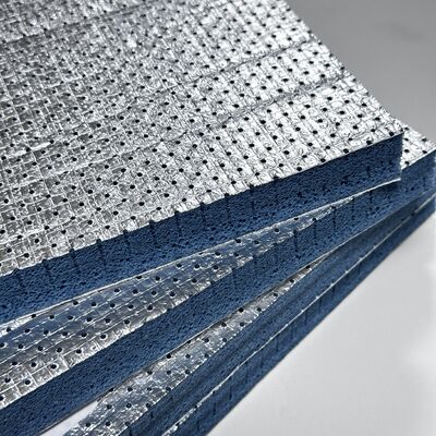 Hochleistungspolyolefin (PO) -Schaum aus halb offenen Zellen Akustischer Schaum mit Aluminiumfolie und Klebstoff PO