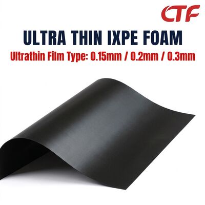 0.15mm 0,2mm 0,3mm dünnes IXPE-Schaum-Rollgummi, wasserdichtes Isoliermaterial für Bänder und elektronische Anwendungen