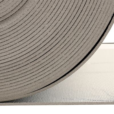 Cross-linked closed cell polyofin foam roofing insulation