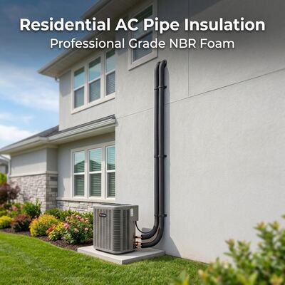 Flexible NBR Rubber Foam Insulation Tube Premium Thermal Barrier for HVAC Pipeline Thermal Retention Energy Saving Industrial Heat Protection