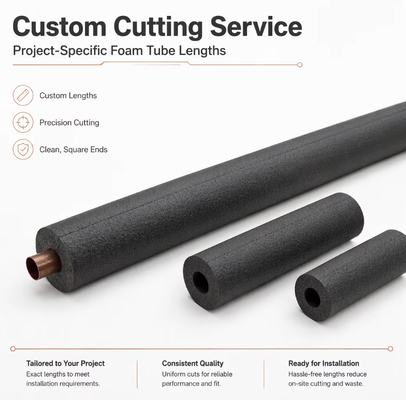 Flexible NBR Rubber Foam Insulation Tube Premium Thermal Barrier for HVAC Pipeline Thermal Retention Energy Saving Industrial Heat Protection